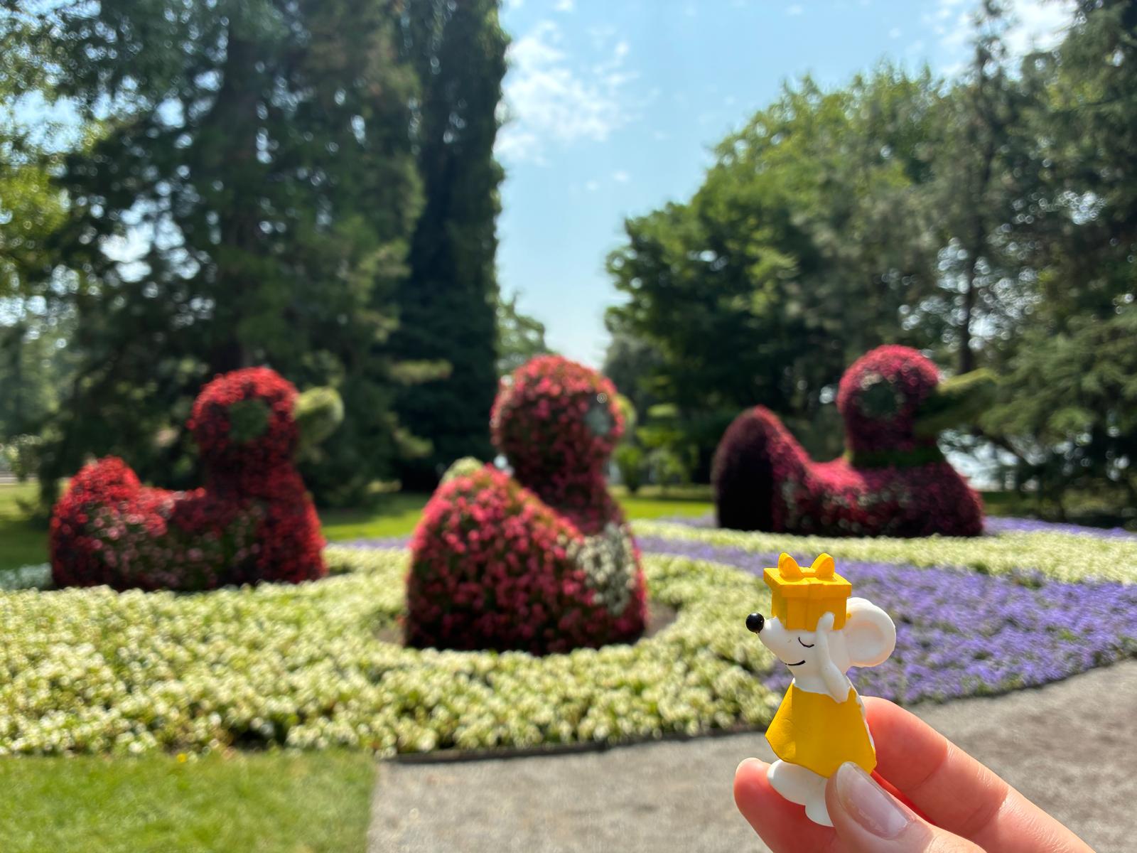 🐭🌸 Manfred unterwegs auf der Insel Mainau