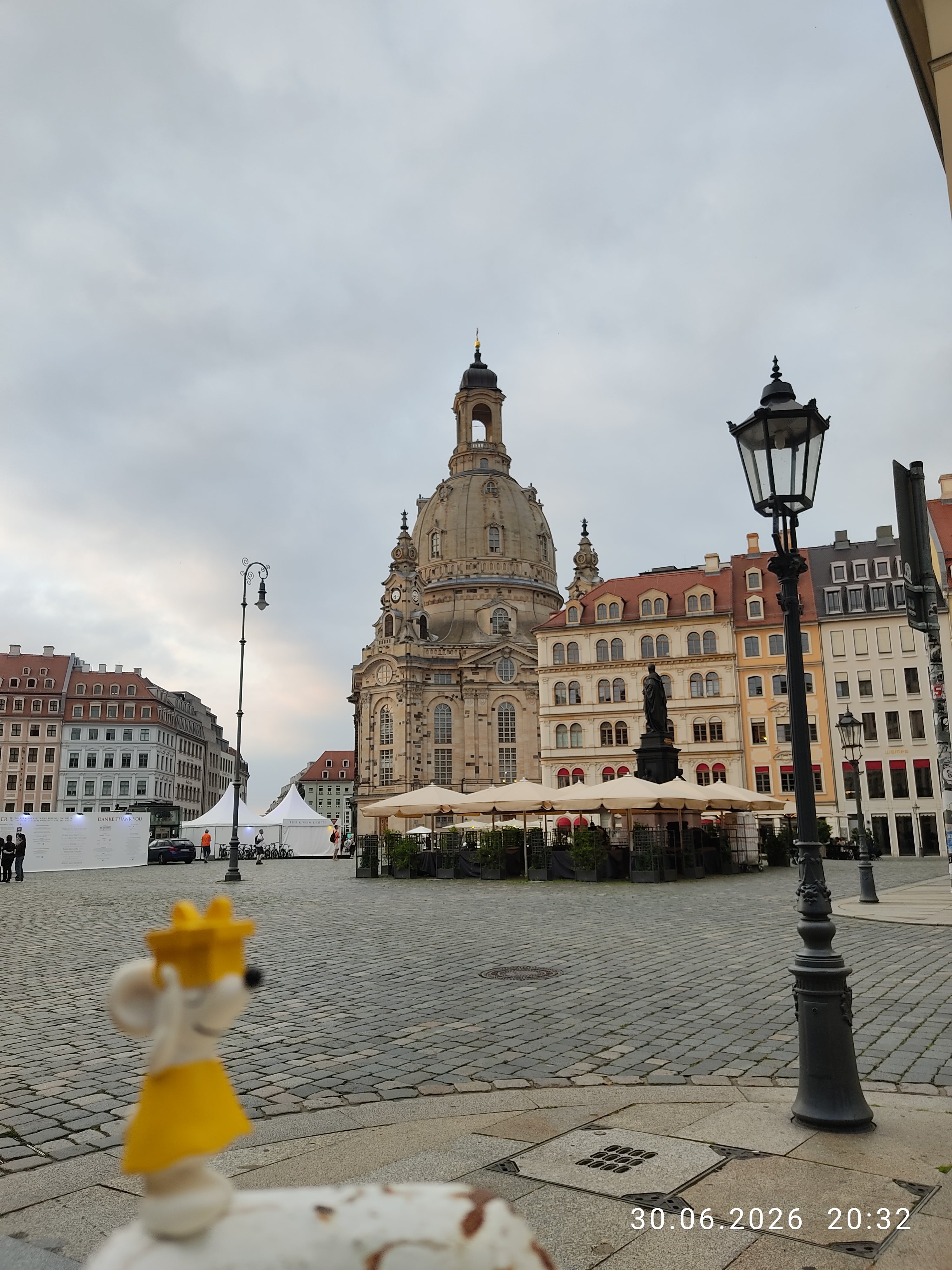🐭⛪ Manfred unterwegs in Dresden