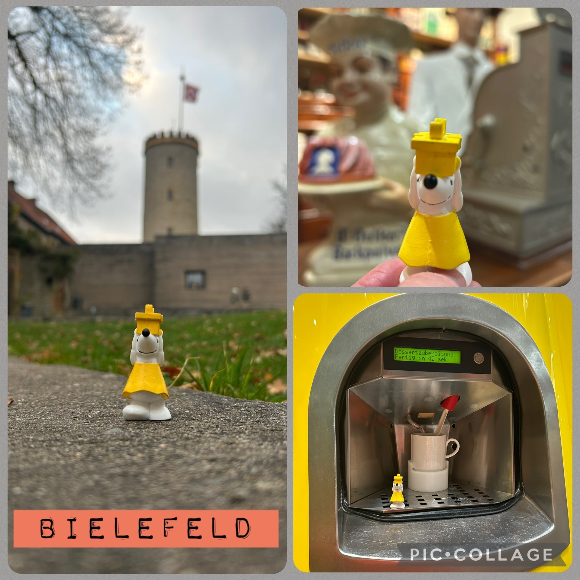 Manfred auf Städtetour – unterwegs in Bielefeld bei Sparrenburg & Dr. Oetker 🍮🌆