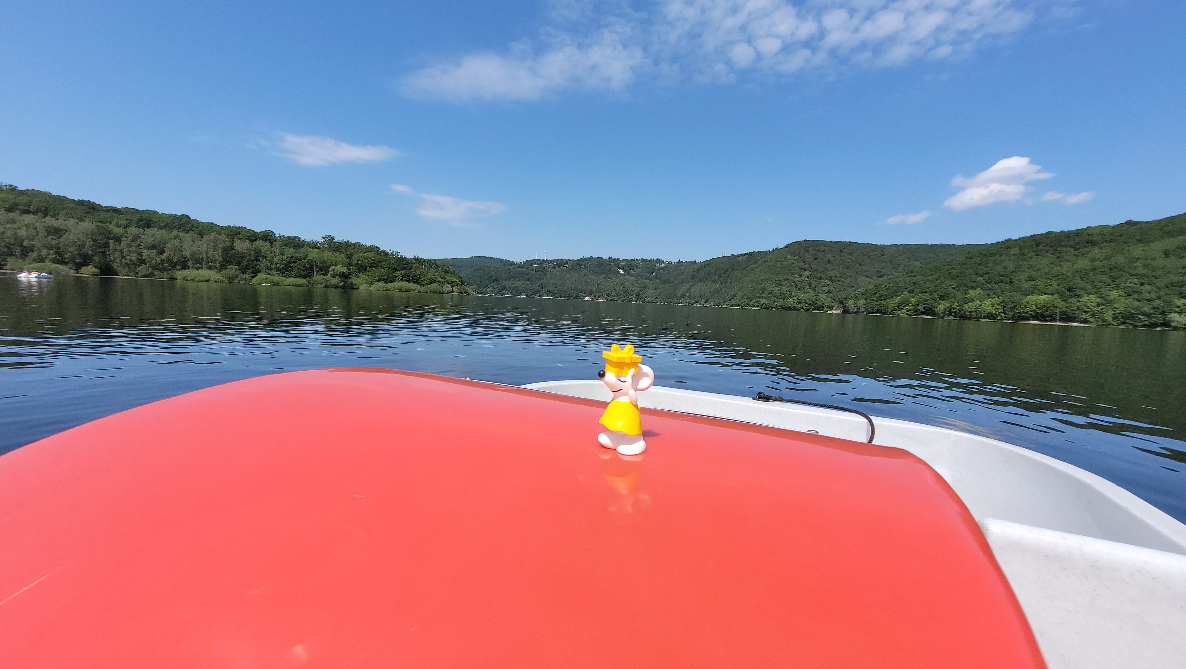 🐭🚤 Manfred unterwegs am Rursee in der Eifel
