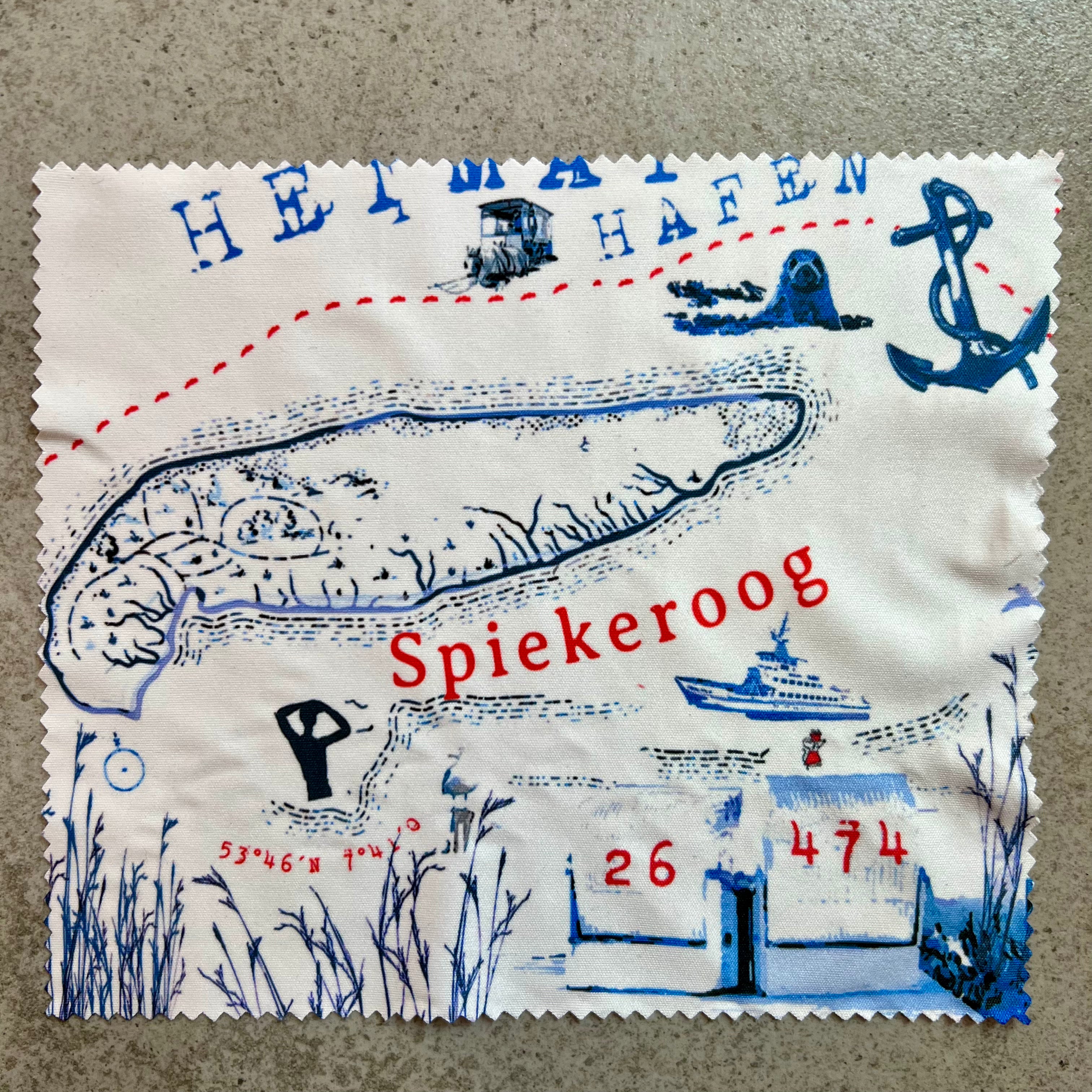Brillenputztuch - Spiekeroog