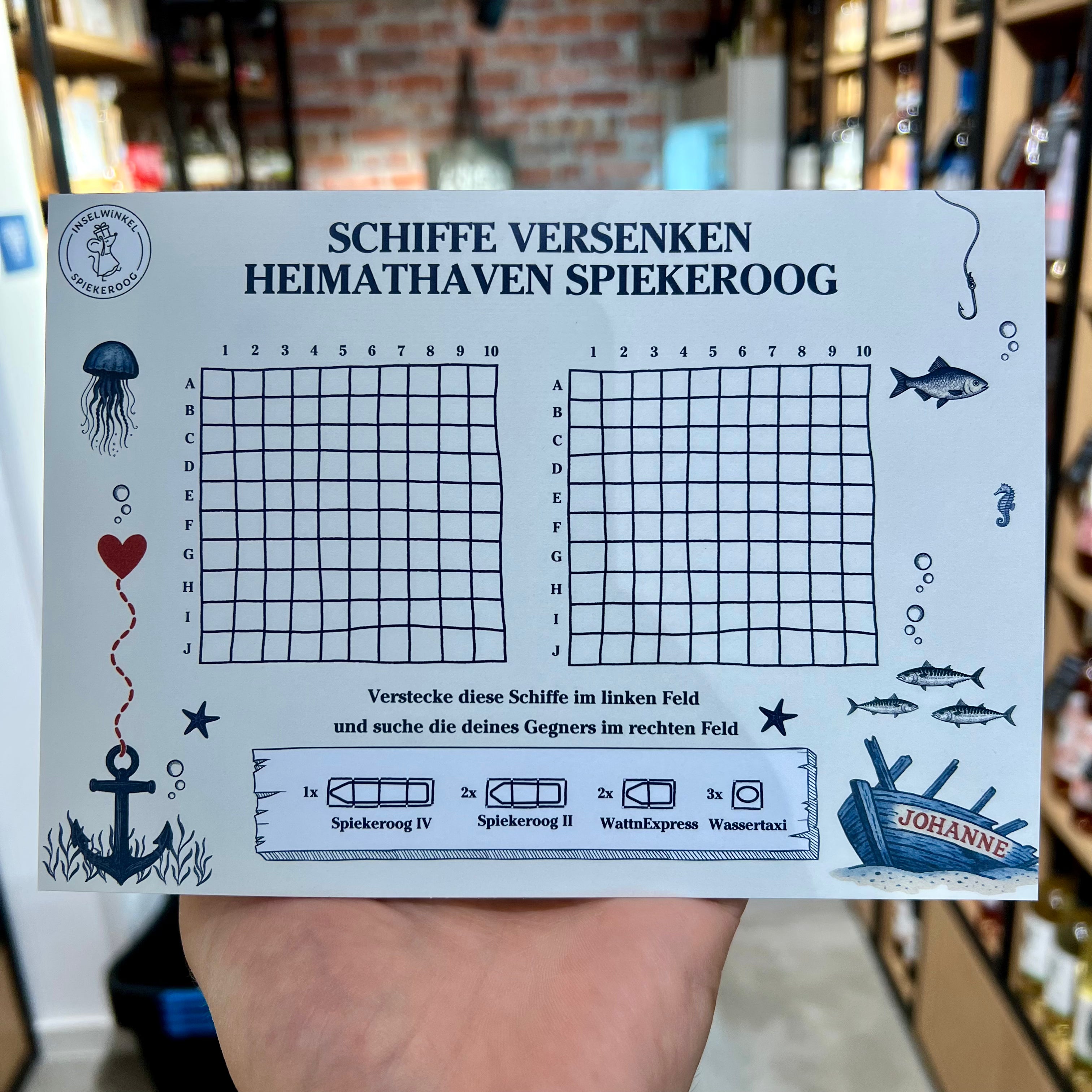 Schiffe versenken - Heimathaven Spiekeroog
