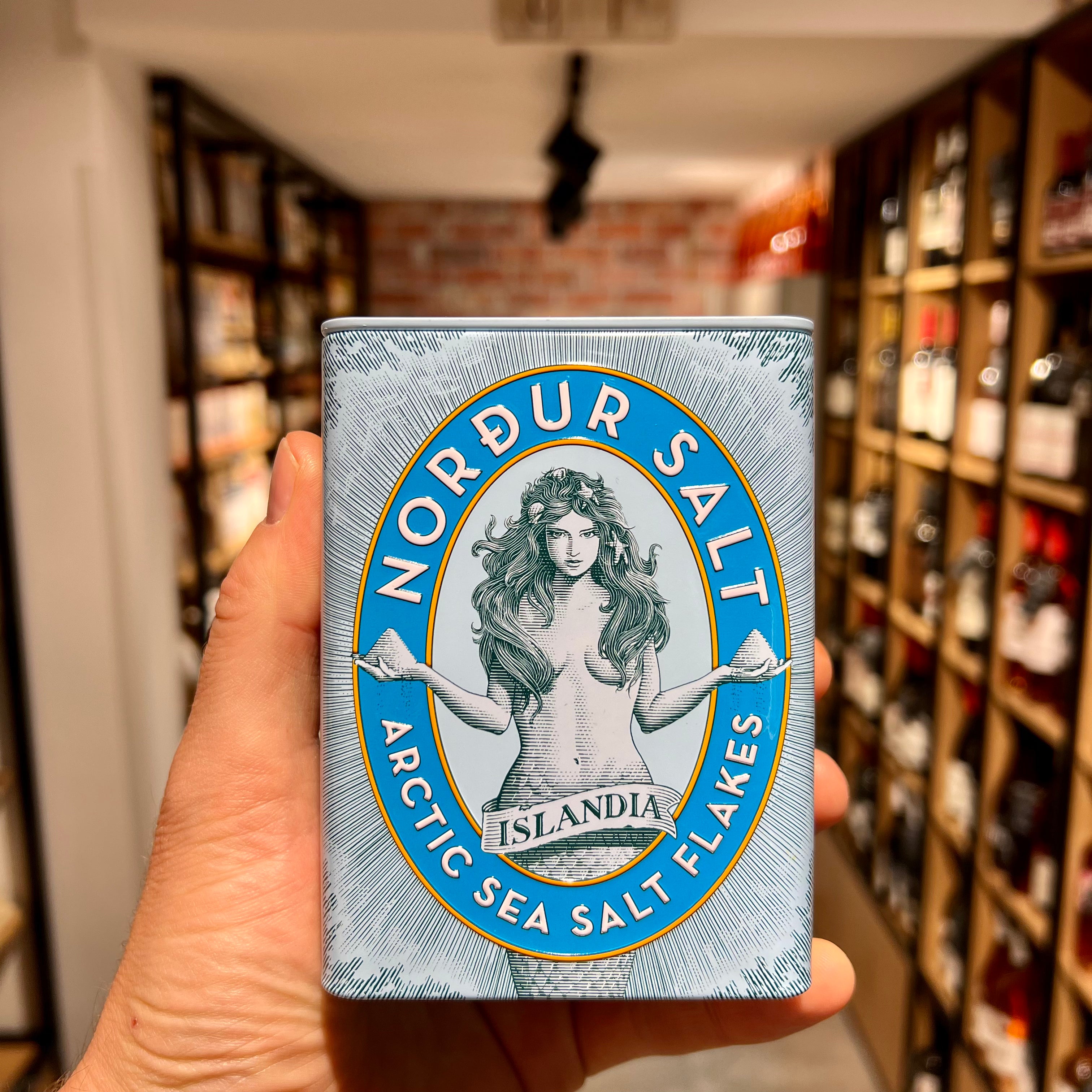 Nordur Salt Meersalzflocken in Metalldose 250g