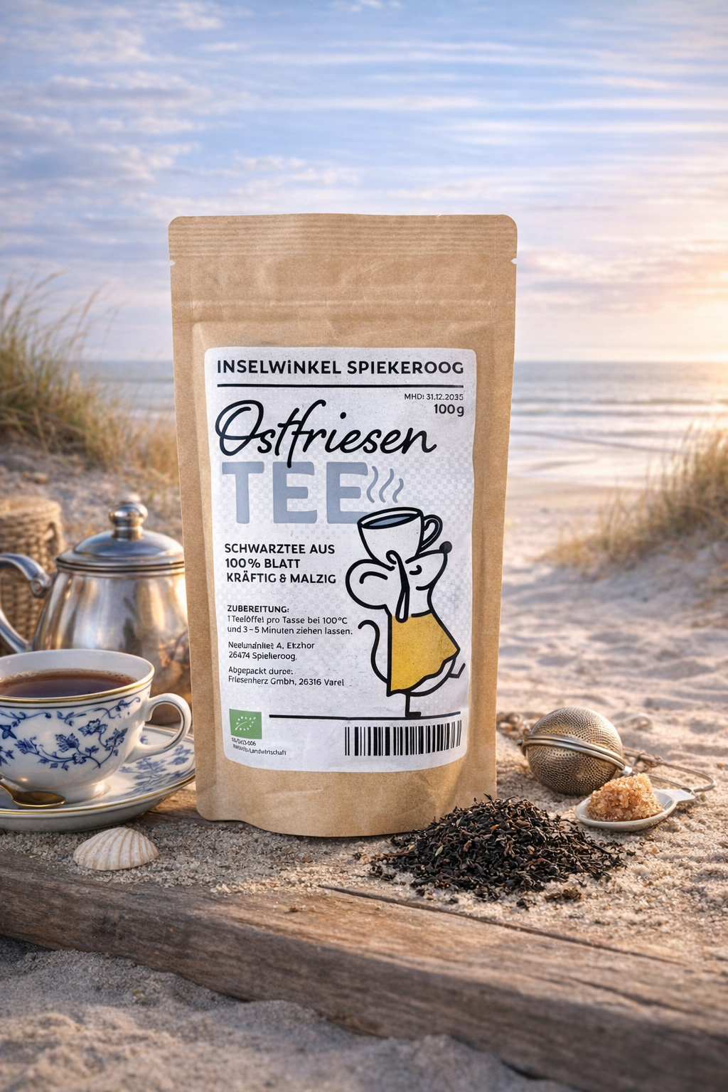 INSELWiNKEL Bio Ostfriesen Tee 100% Blatt - 100g