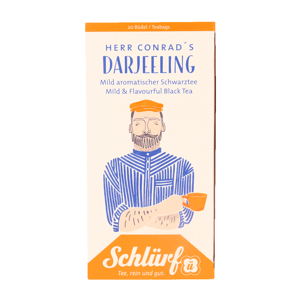 Schlürf Herr Conrads Darjeeling - 20 Büdel - Inselwinkel