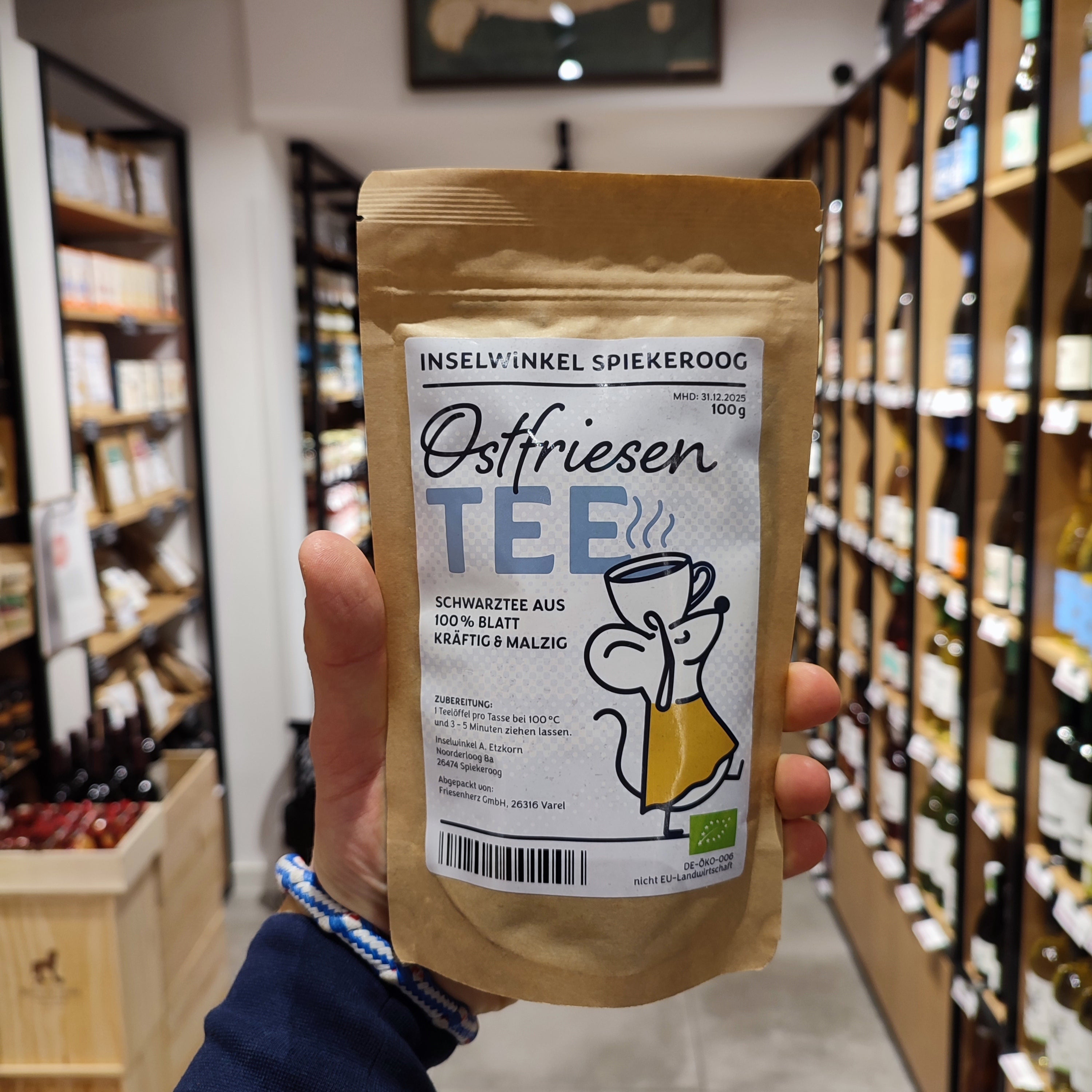 INSELWiNKEL Bio Ostfriesen Tee 100% Blatt - 100g - INSELWiNKEL Spiekeroog