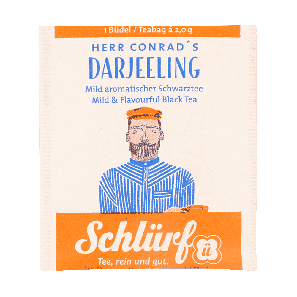Schlürf Herr Conrads Darjeeling - 20 Büdel - Inselwinkel