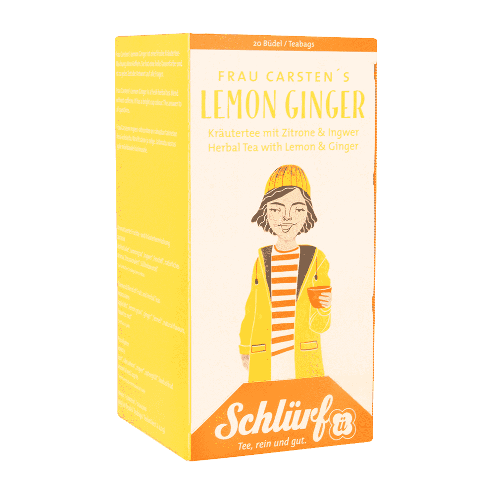Schlürf Frau Carsten's Lemon Ginger - 20 Büdel - INSELWiNKEL Spiekeroog