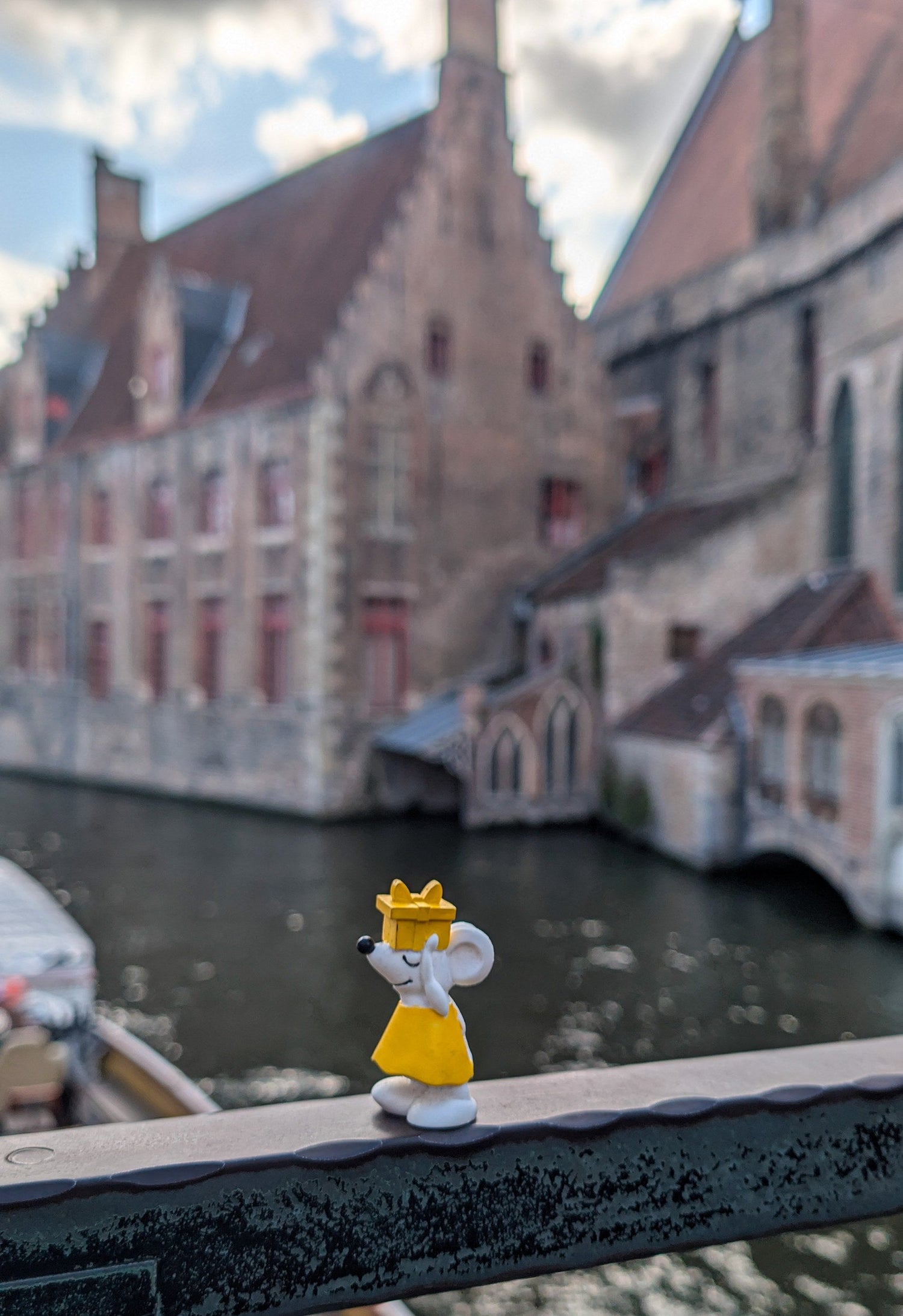 🐭🏰 Manfred unterwegs in Brügge