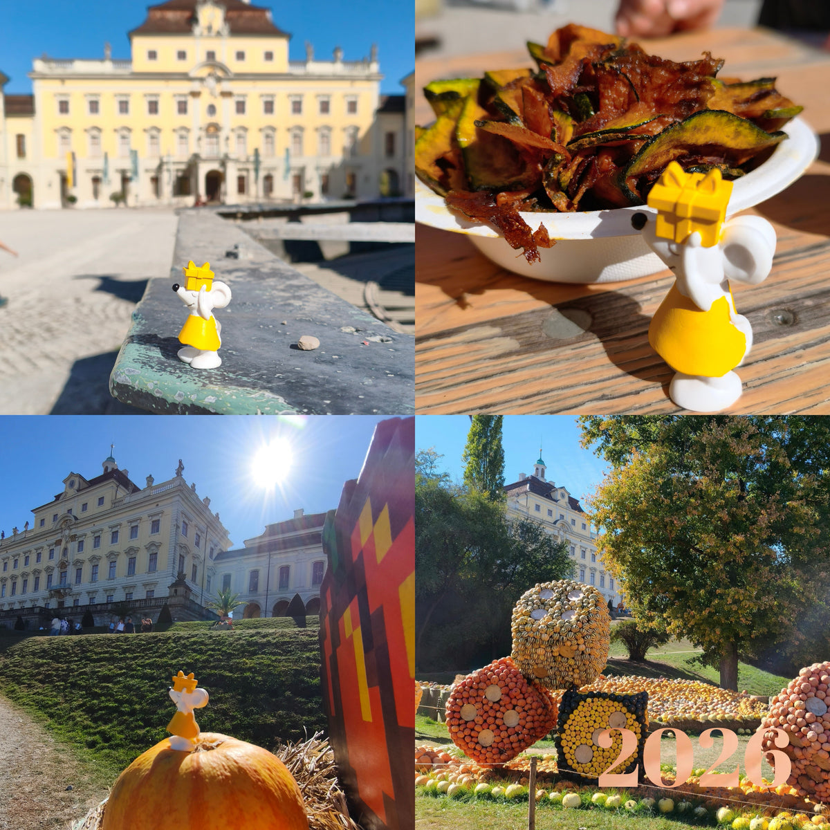 🐭🎃 Manfred unterwegs in Ludwigsburg
