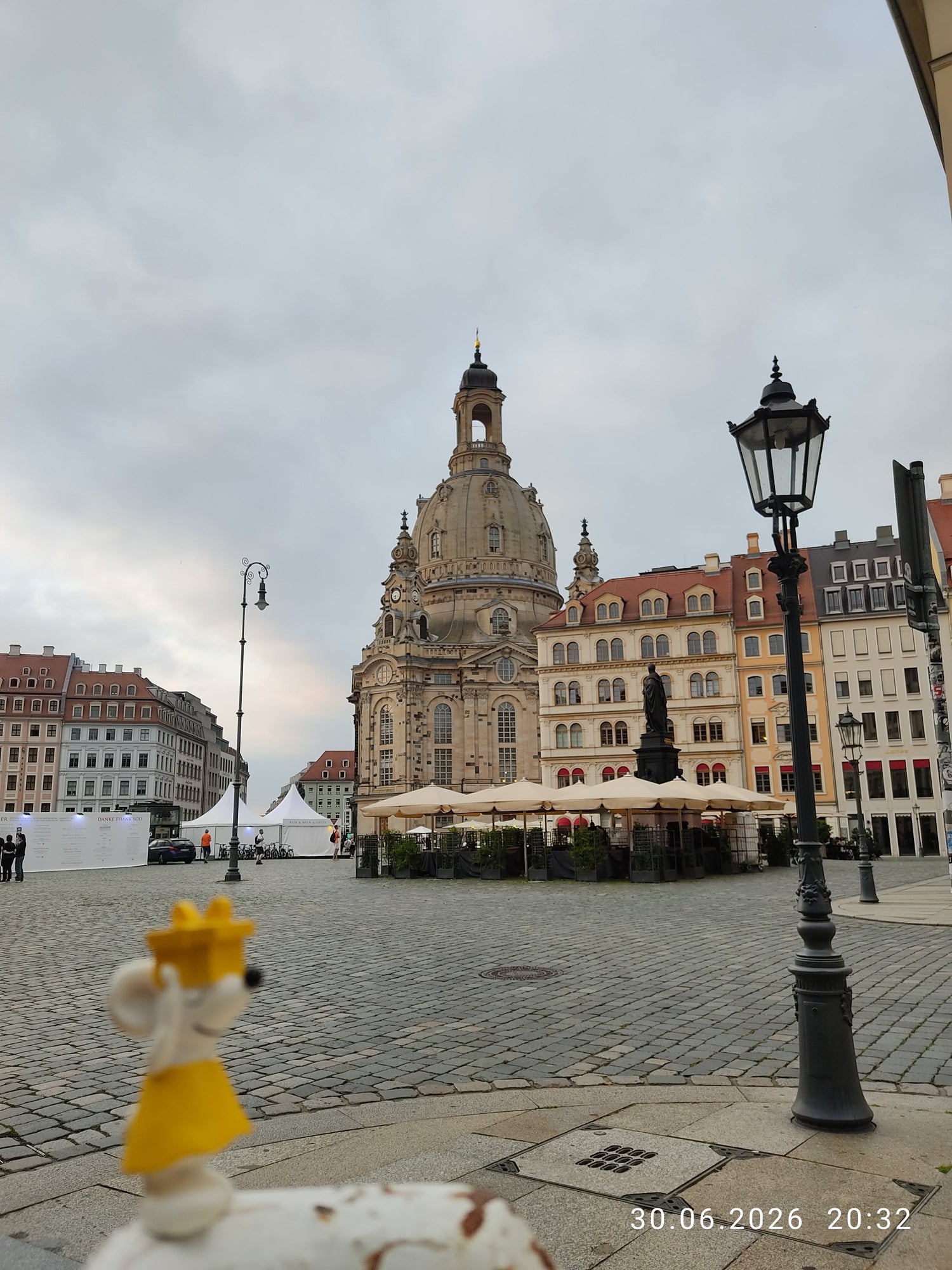 🐭⛪ Manfred unterwegs in Dresden