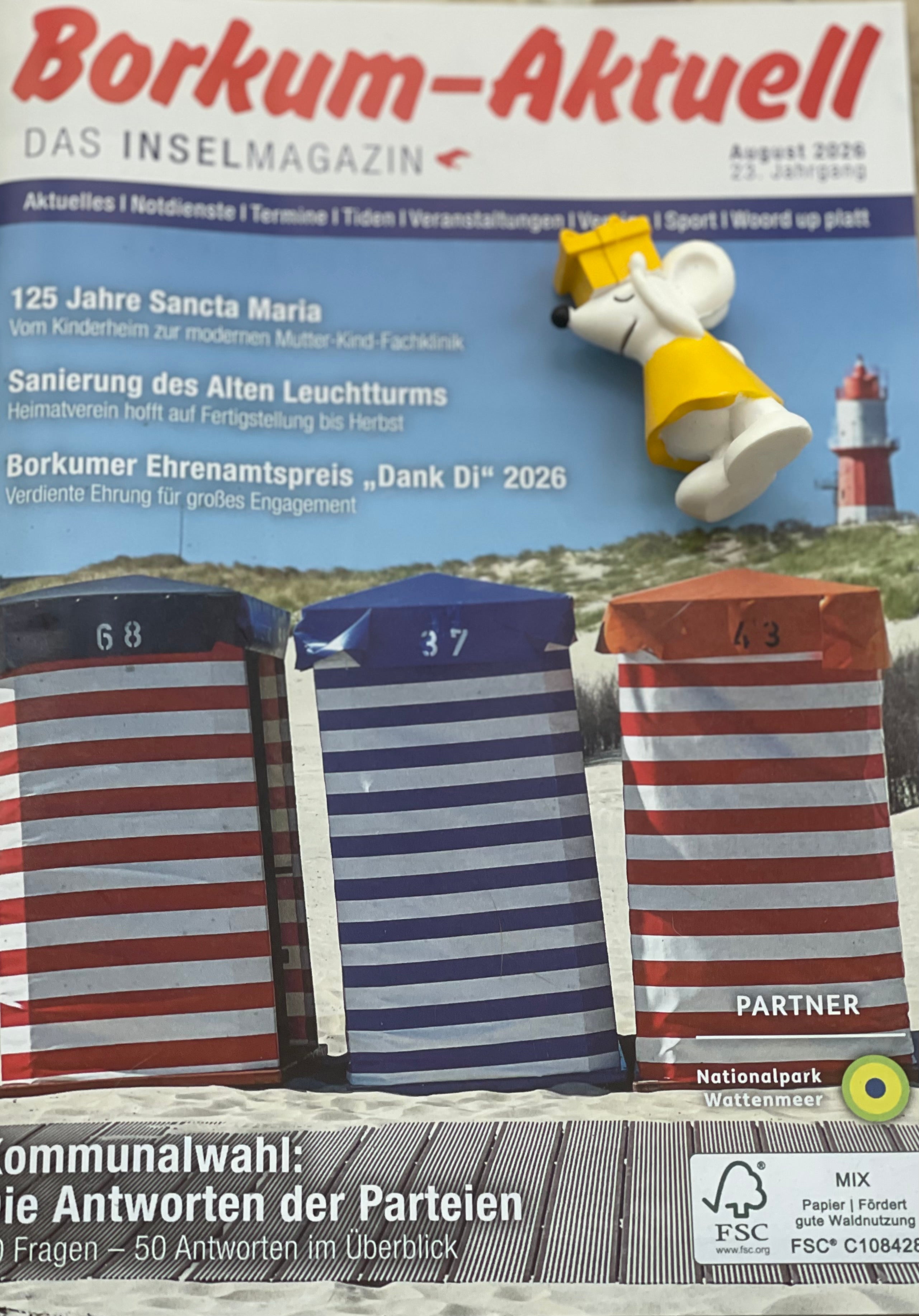 🐭🏝️ Manfred unterwegs auf Borkum