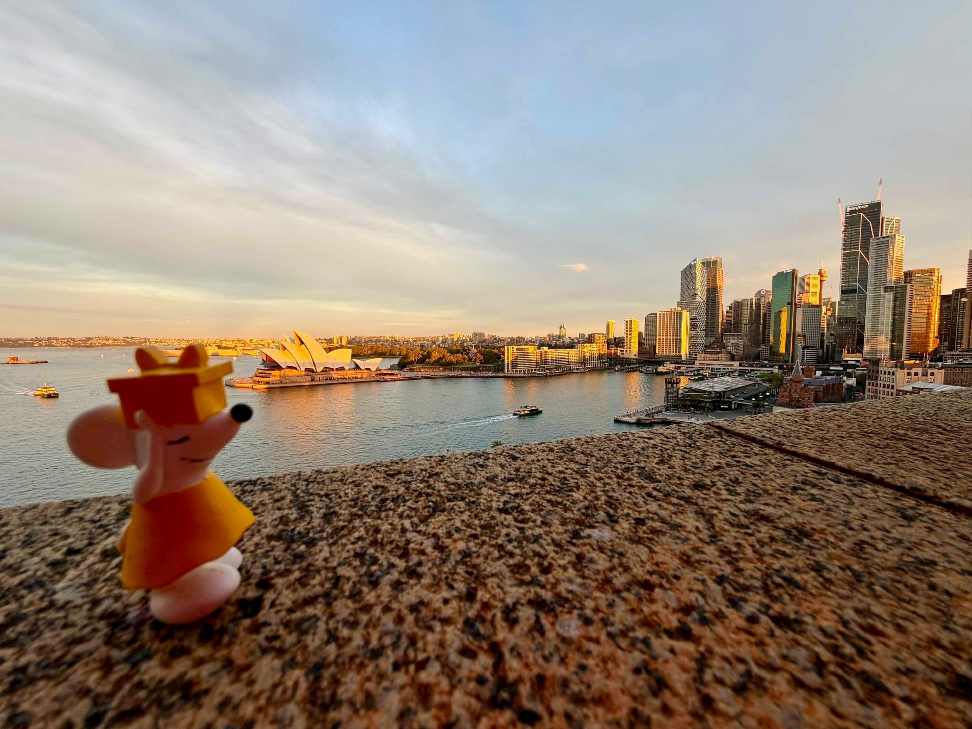 🐭🦘 Manfred unterwegs in Sydney