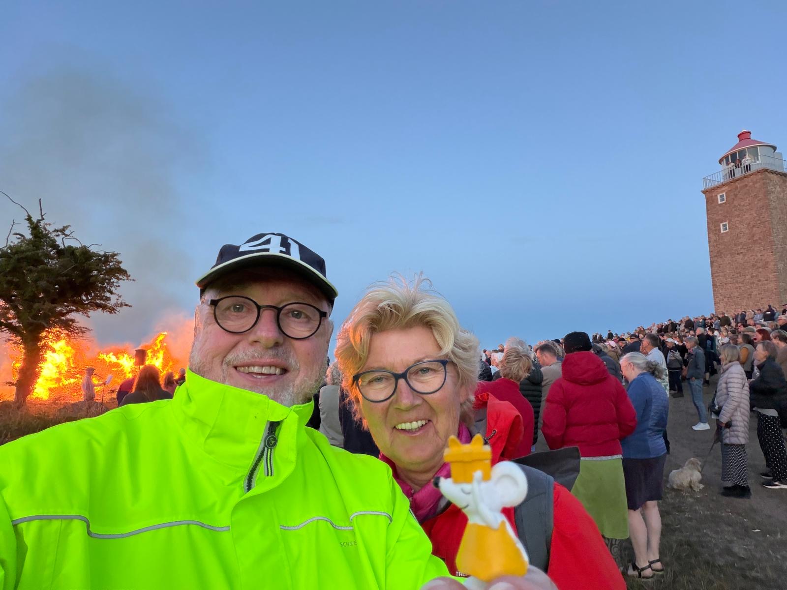 🐭🔥 Manfred beim Sankt Hans Fest auf Bornholm