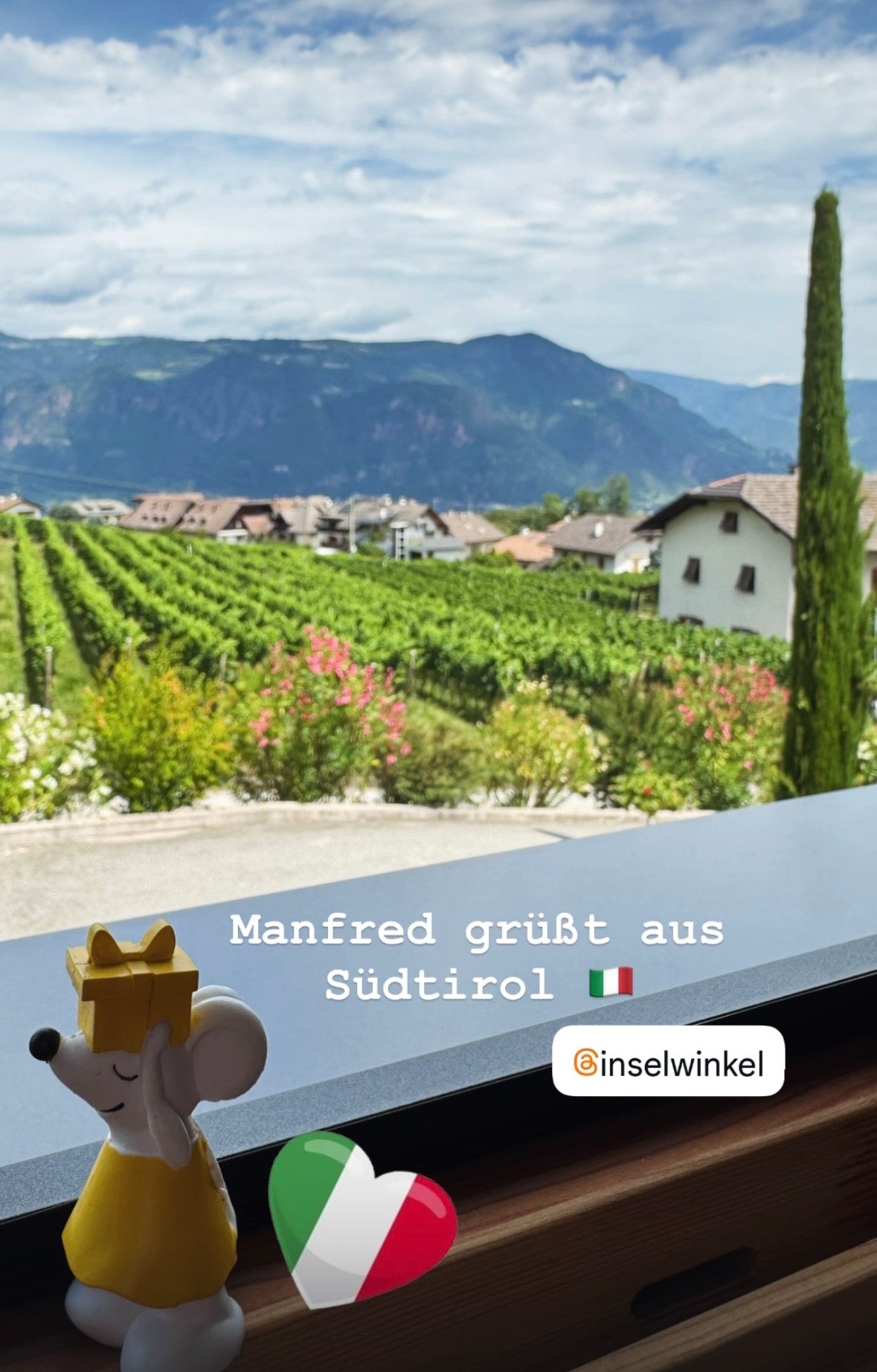🐭🏔️ Manfred unterwegs in Südtirol