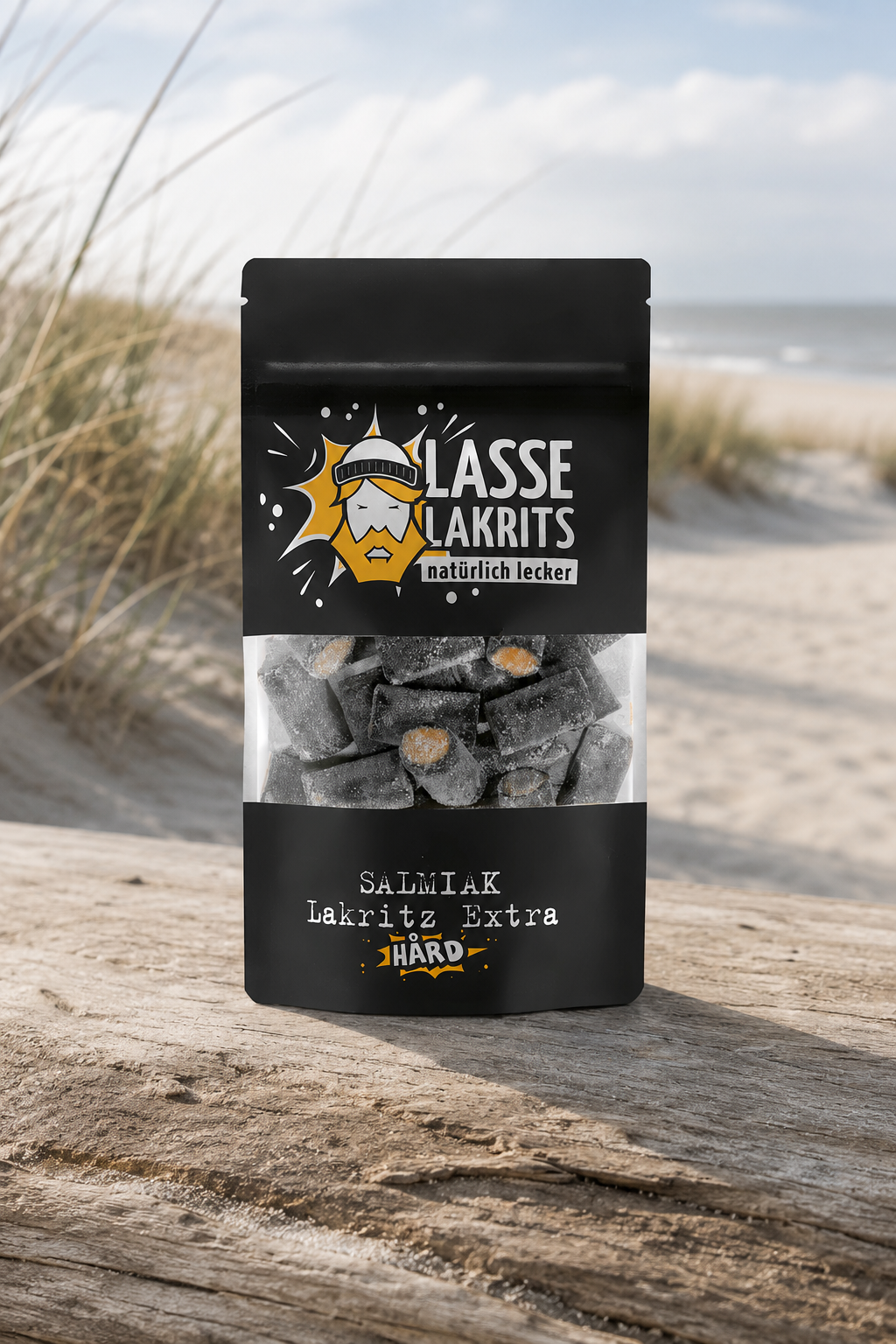 Lasse Lakrits Salmiak Lakritz extra 100g