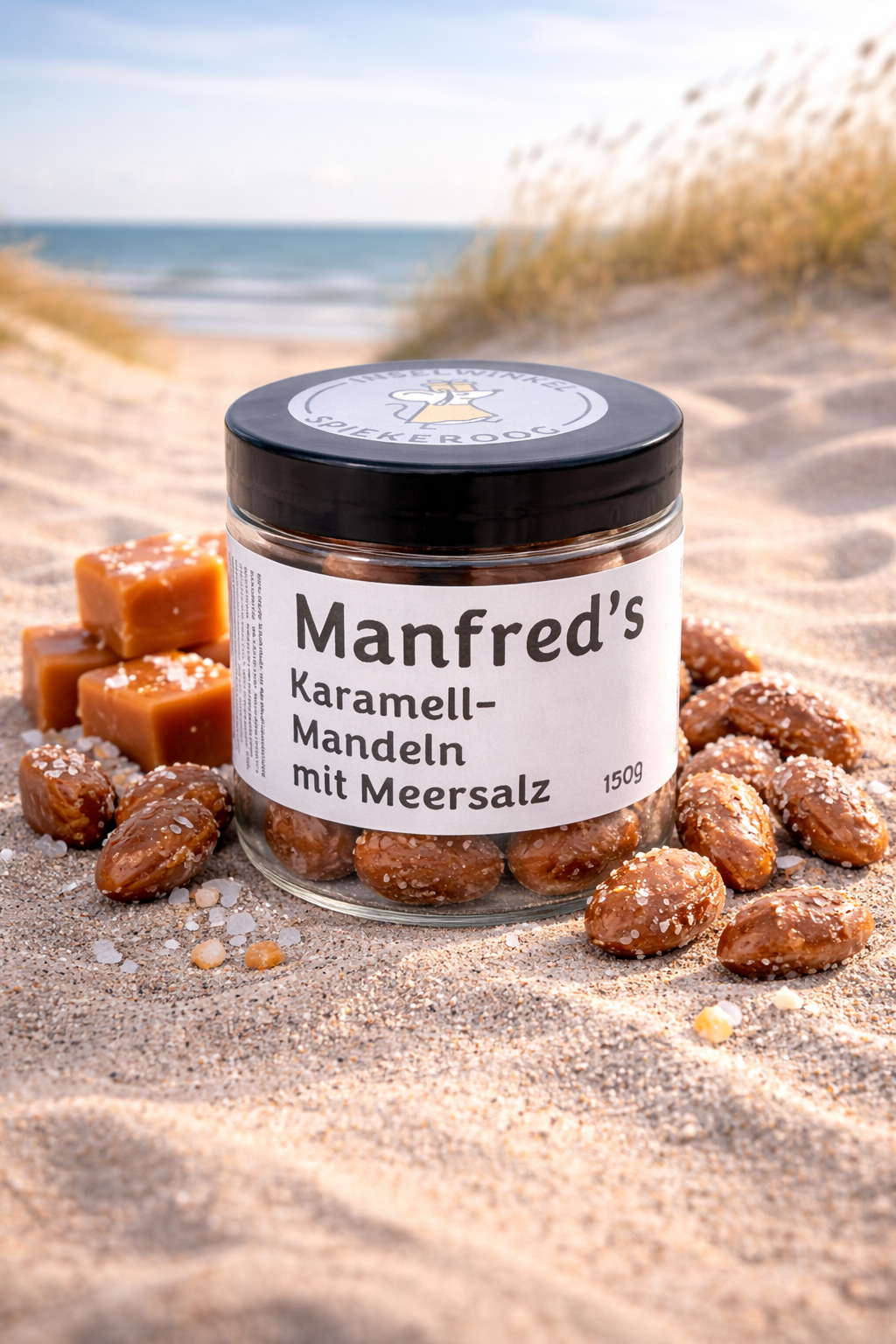 Manfreds Karamell-Mandeln mit Meersalz