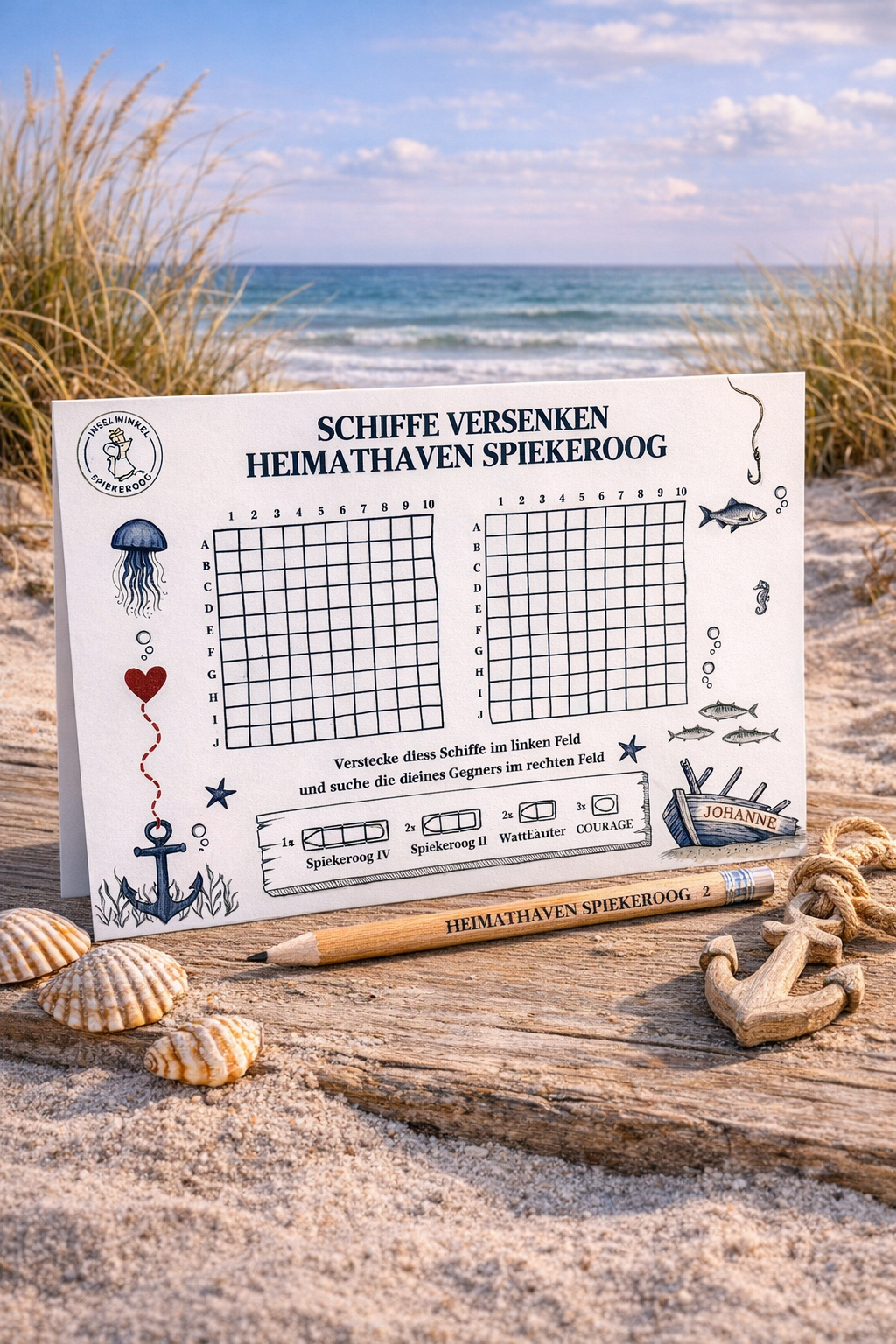 Schiffe versenken - Heimathaven Spiekeroog