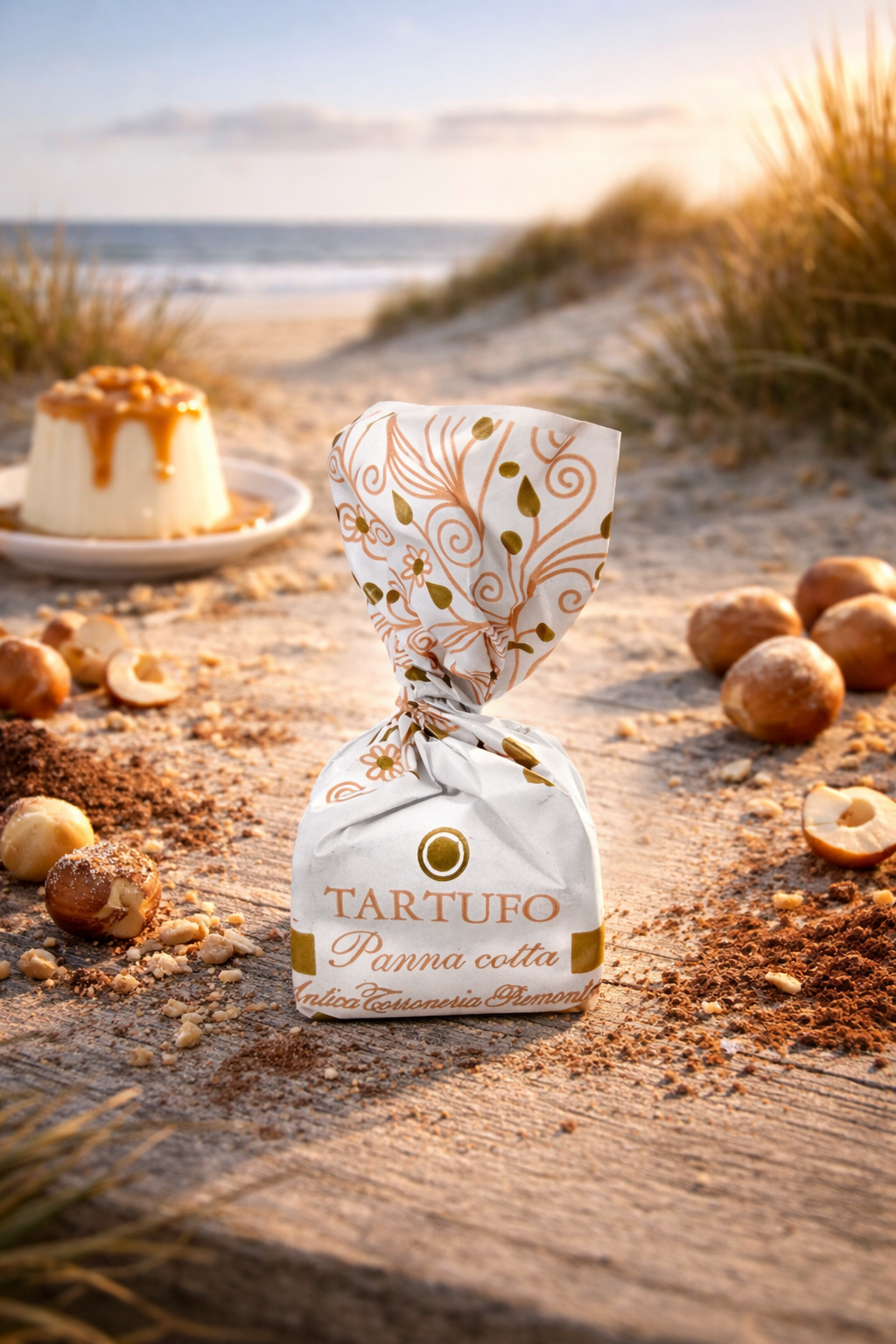 Tartufini Dolci Panna Cotta – Weiße Mini-Schokoladentrüffel mit Panna-Cotta-Aroma aus dem Piemont