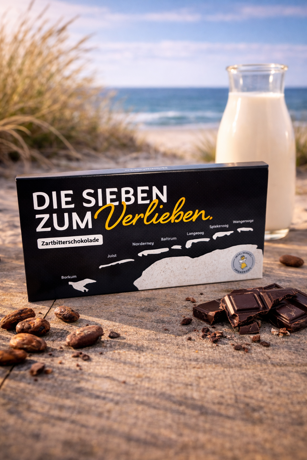 Die Sieben zum Verlieben - Zartbitterschokolade 100g