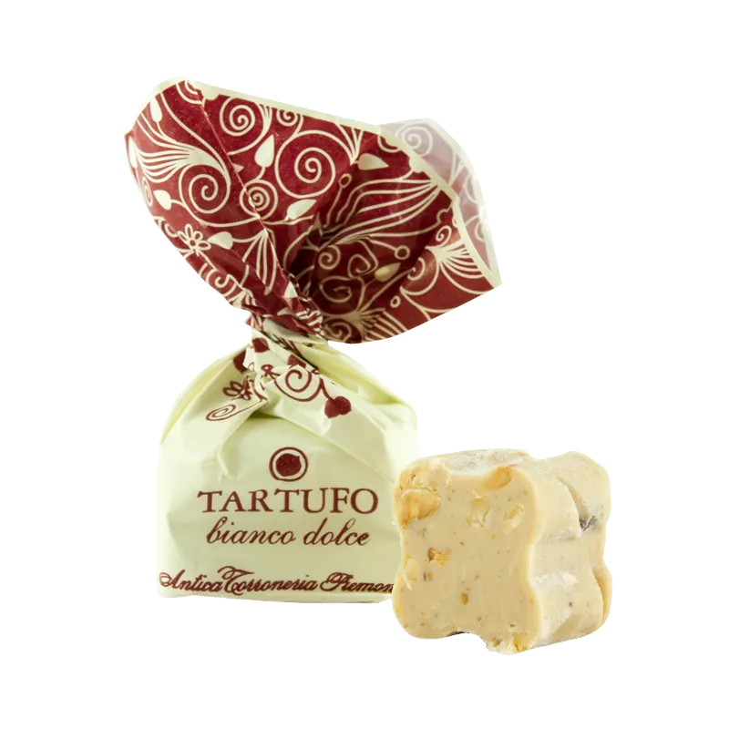 Tartufini Dolci Bianchi – Weiße Mini-Schokoladentrüffel aus dem Piemont