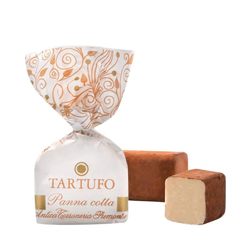 Tartufini Dolci Panna Cotta – Weiße Mini-Schokoladentrüffel mit Panna-Cotta-Aroma aus dem Piemont