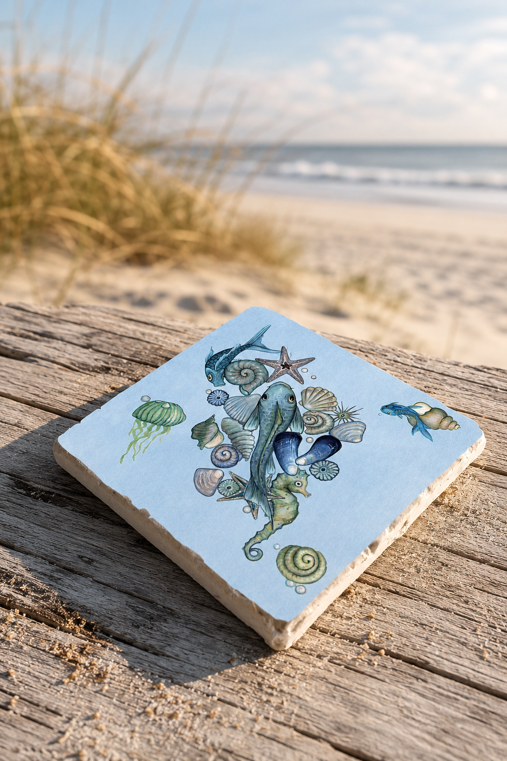 Maritime Motiv-Fliese
