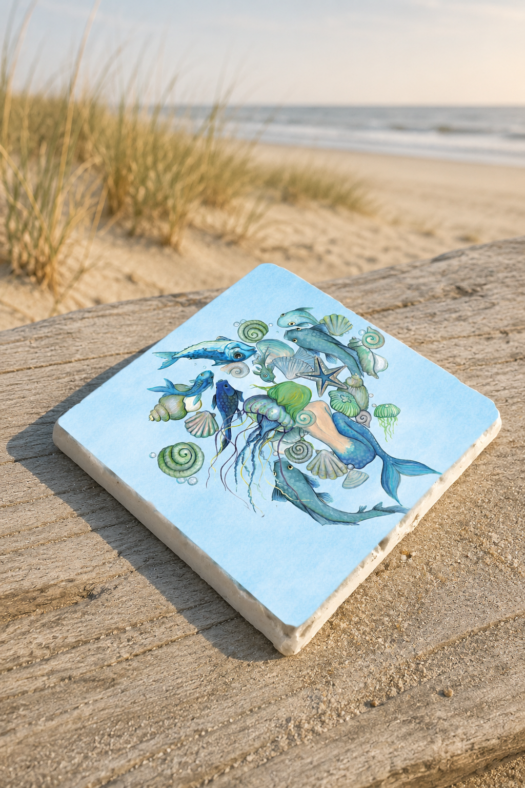 Maritime Motiv-Fliese