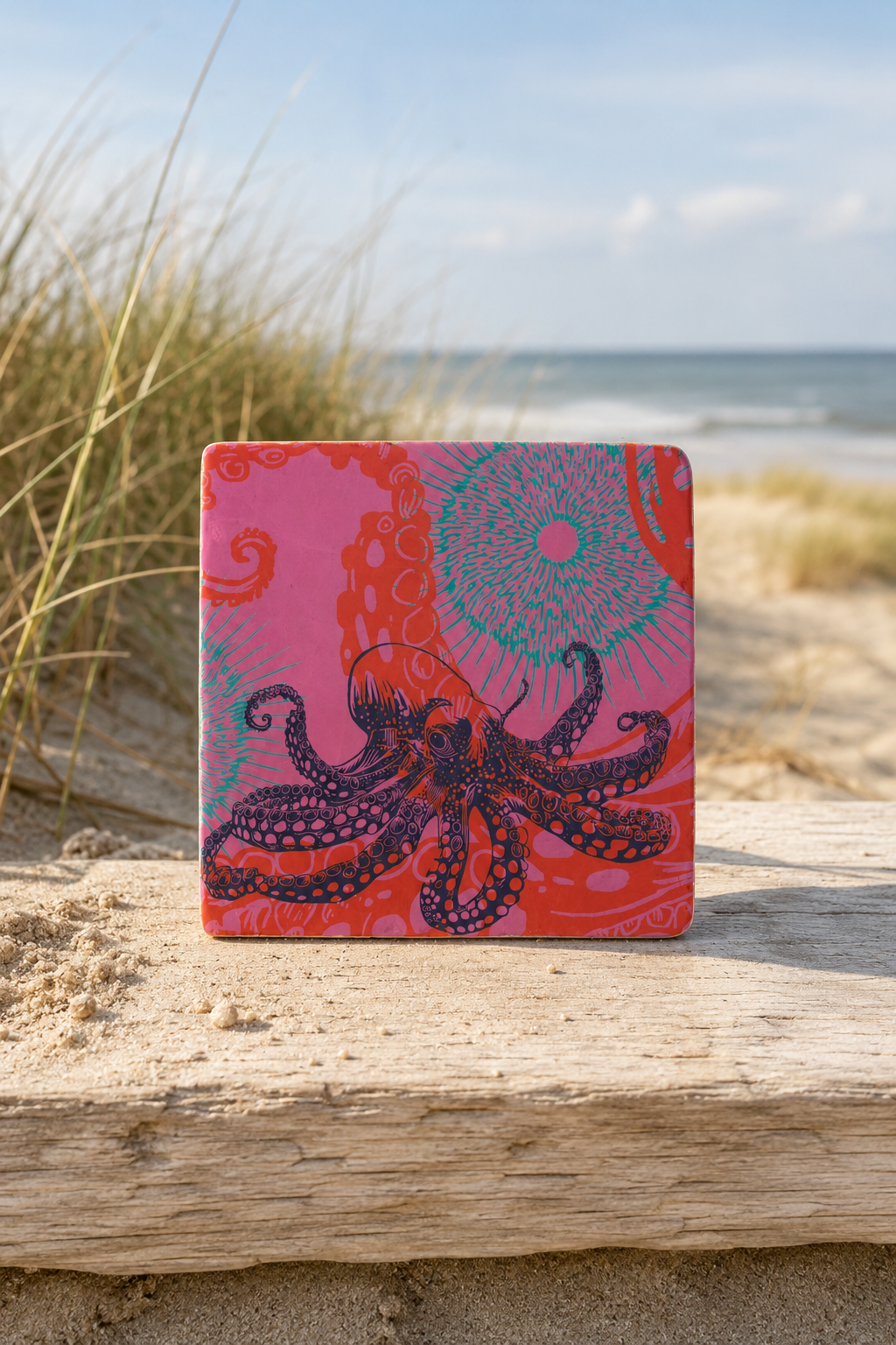 Maritime Motiv-Fliese als Deko vom INSELWiNKEL Spiekeroog