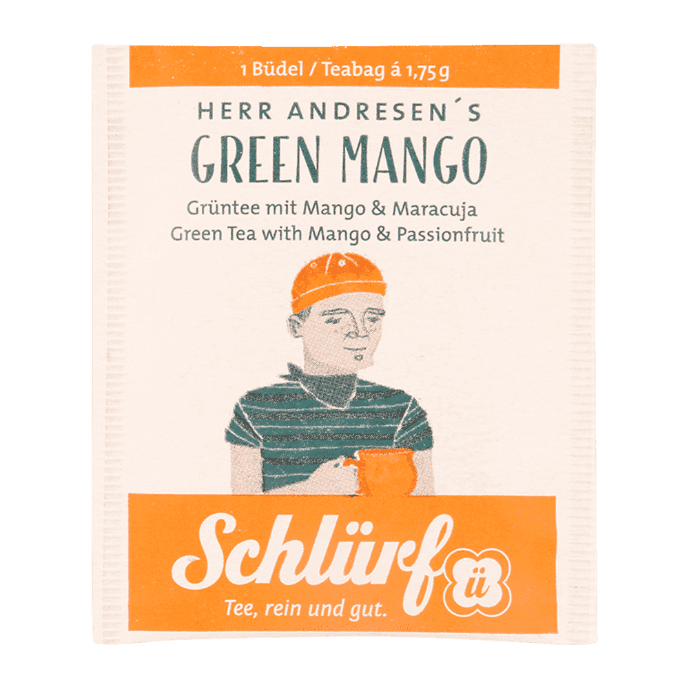Schlürf Herr Andresen's Green Mango - 20 Büdel - INSELWiNKEL Spiekeroog