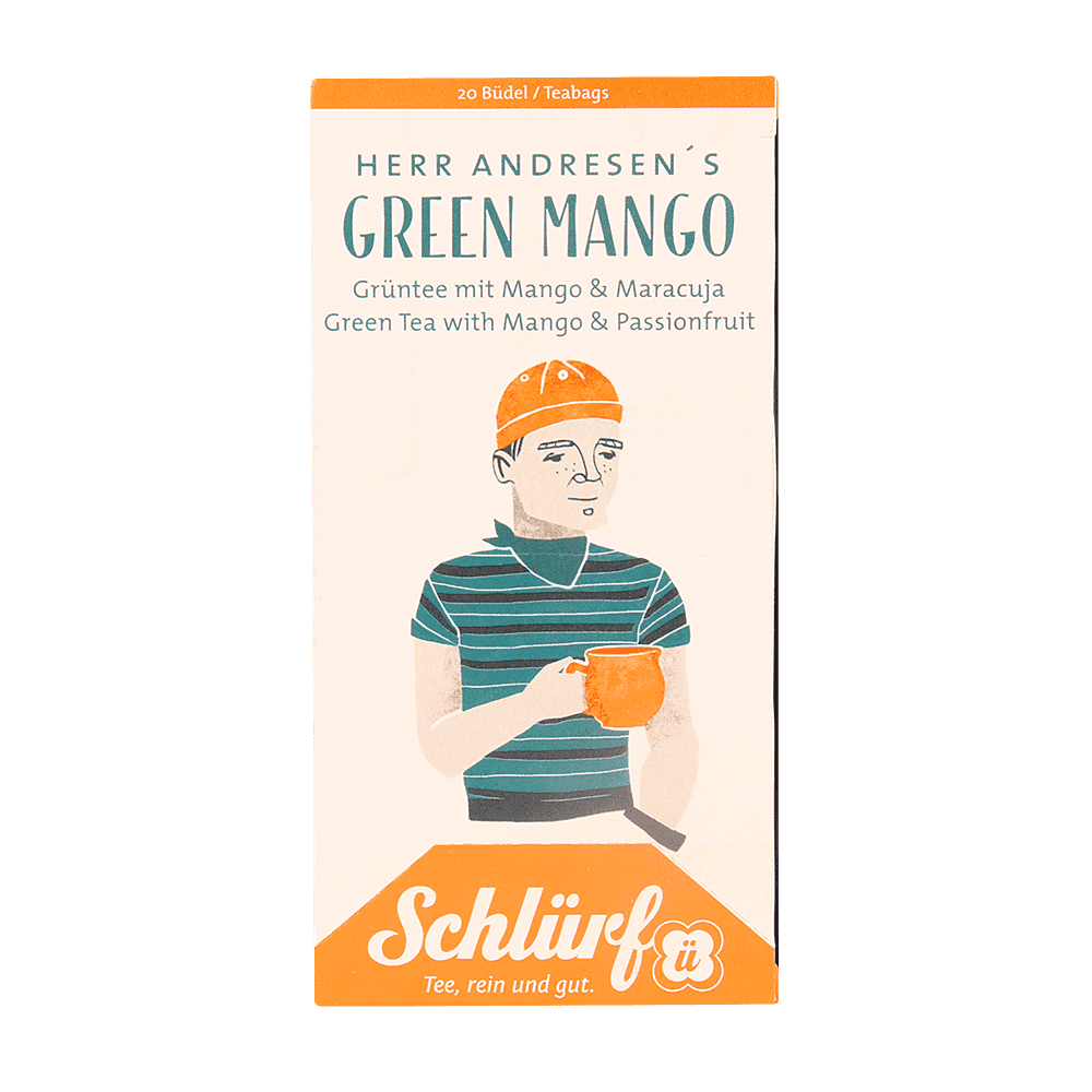 Schlürf Herr Andresen's Green Mango - 20 Büdel - INSELWiNKEL Spiekeroog
